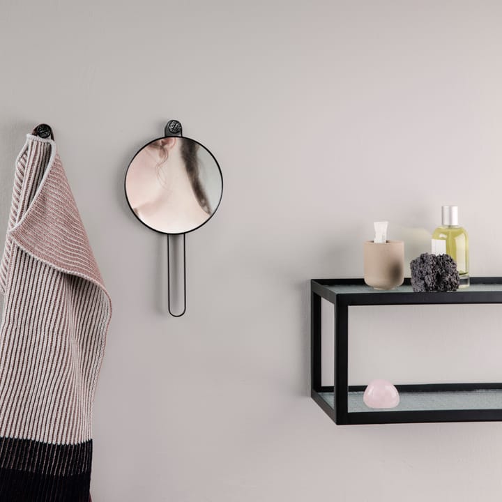 Poise Handspiegel, Schwarz Ferm Living