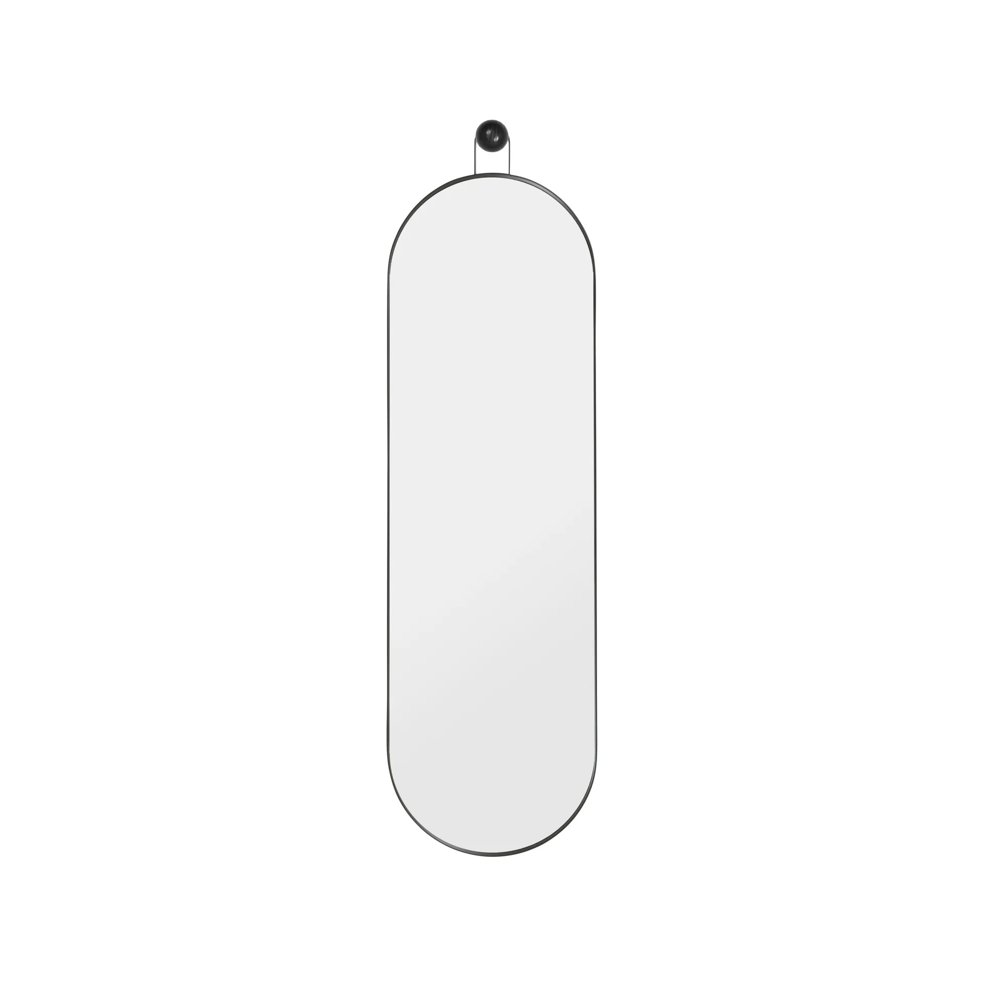 Poise ovaler Spiegel, Schwarz Ferm Living