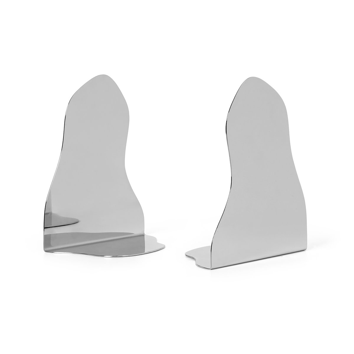 Ferm Living Pond Buchstütze 2er Set Mirror polish
