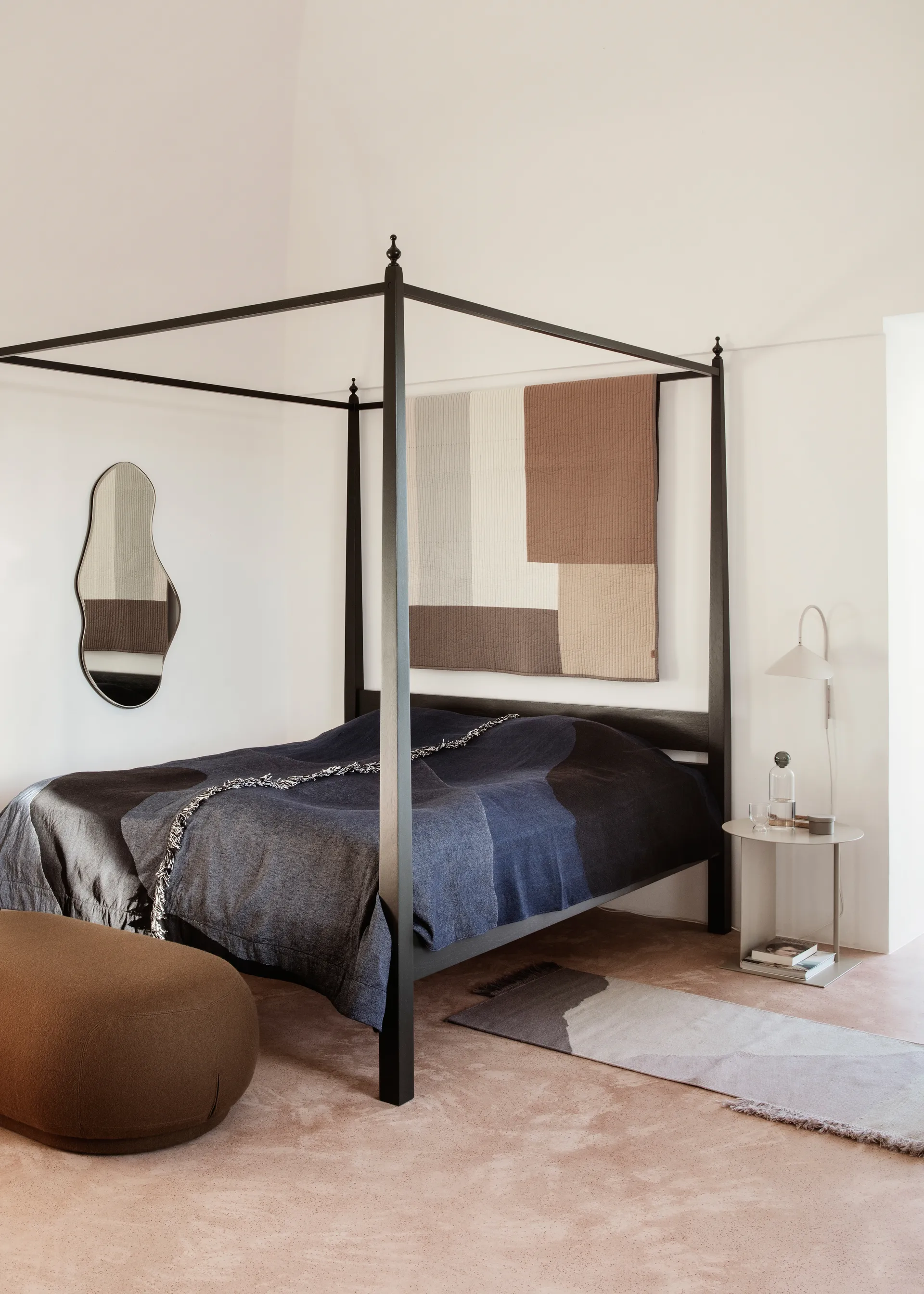 Pond Spiegel large, Messing Ferm Living