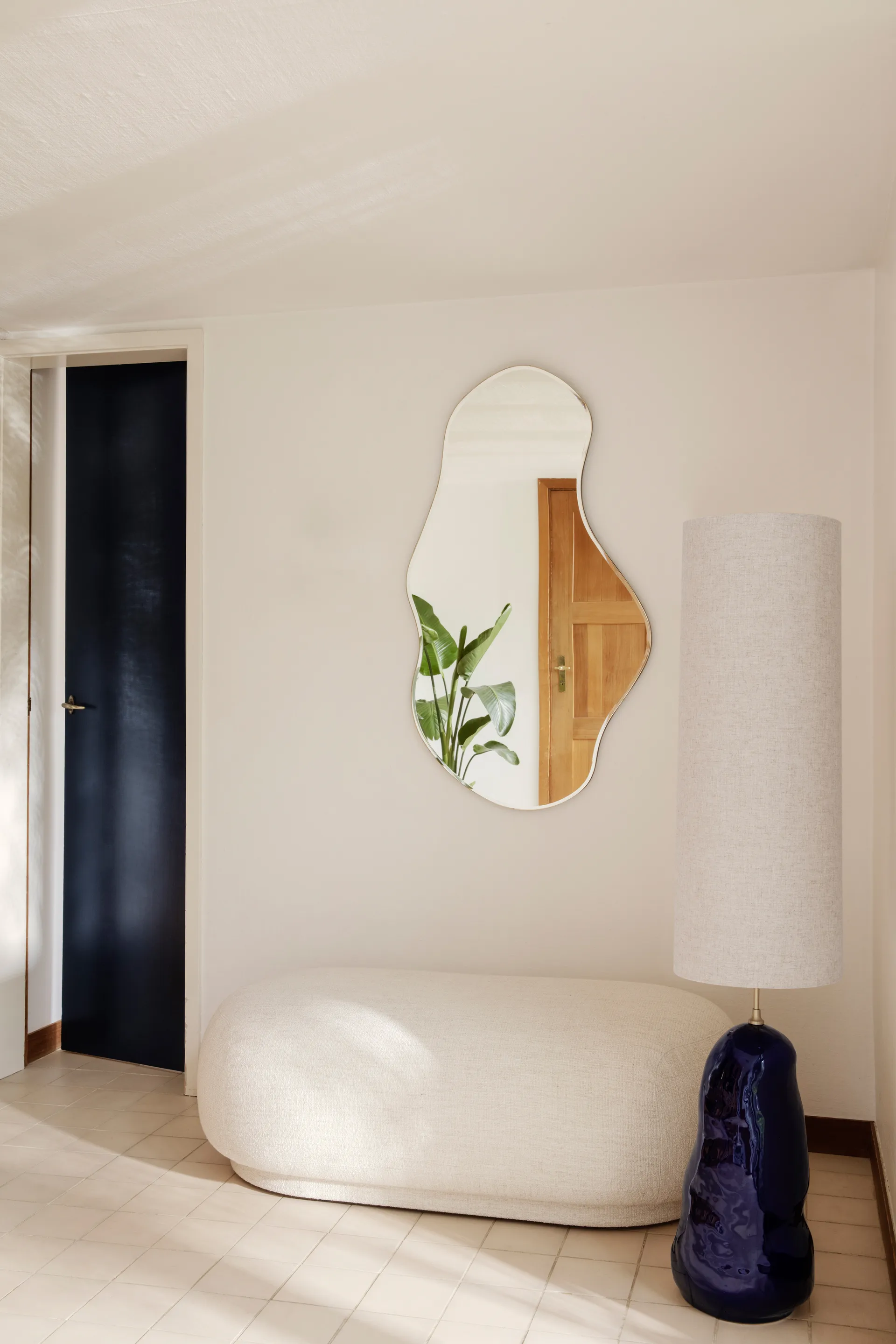 Pond Spiegel large, Messing Ferm Living