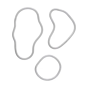 Pond Topfuntersetzer 3 Teile - Aluminium - Ferm Living