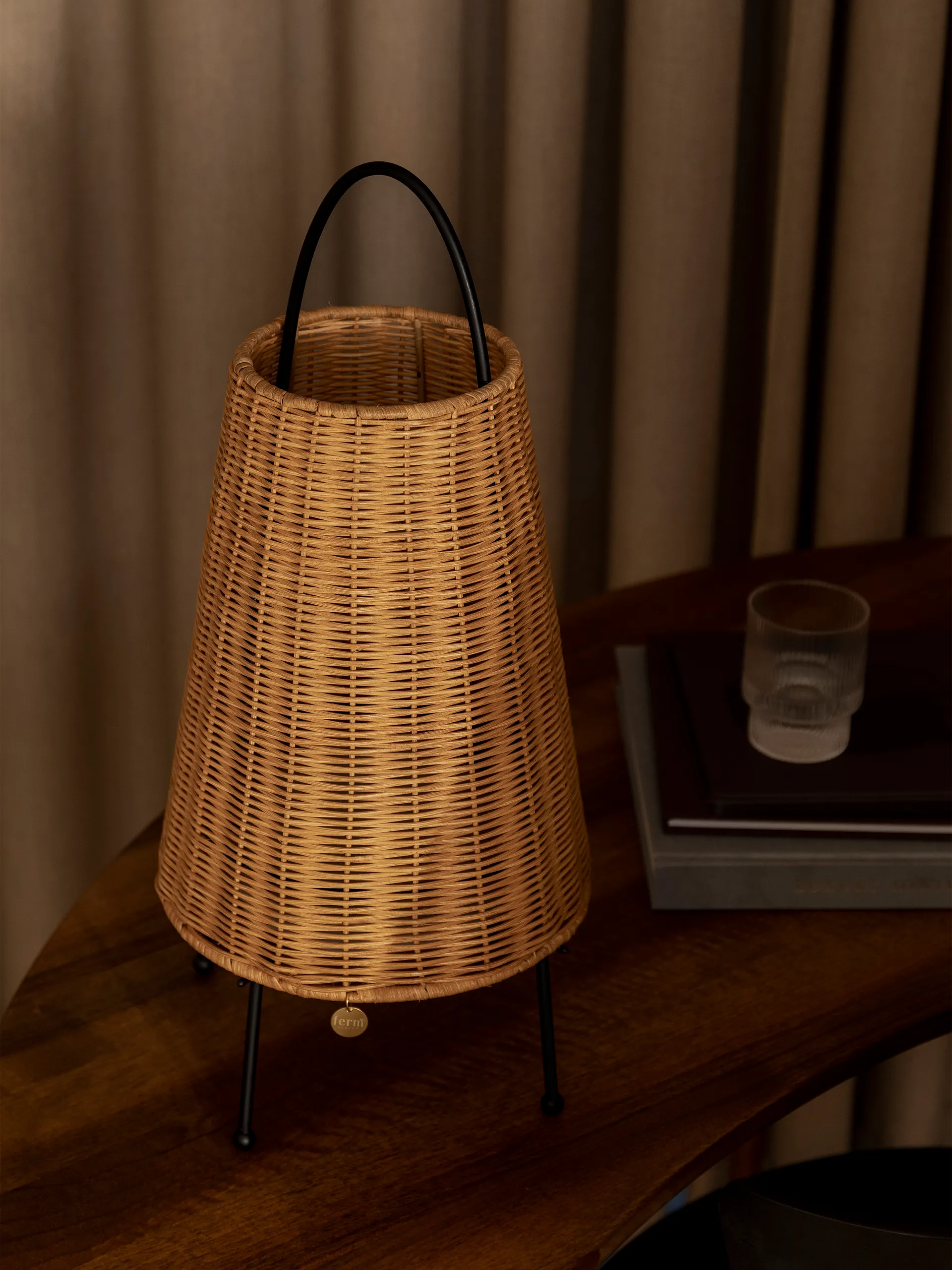 Porti Braided Tischleuchte 50cm, Natural Ferm Living