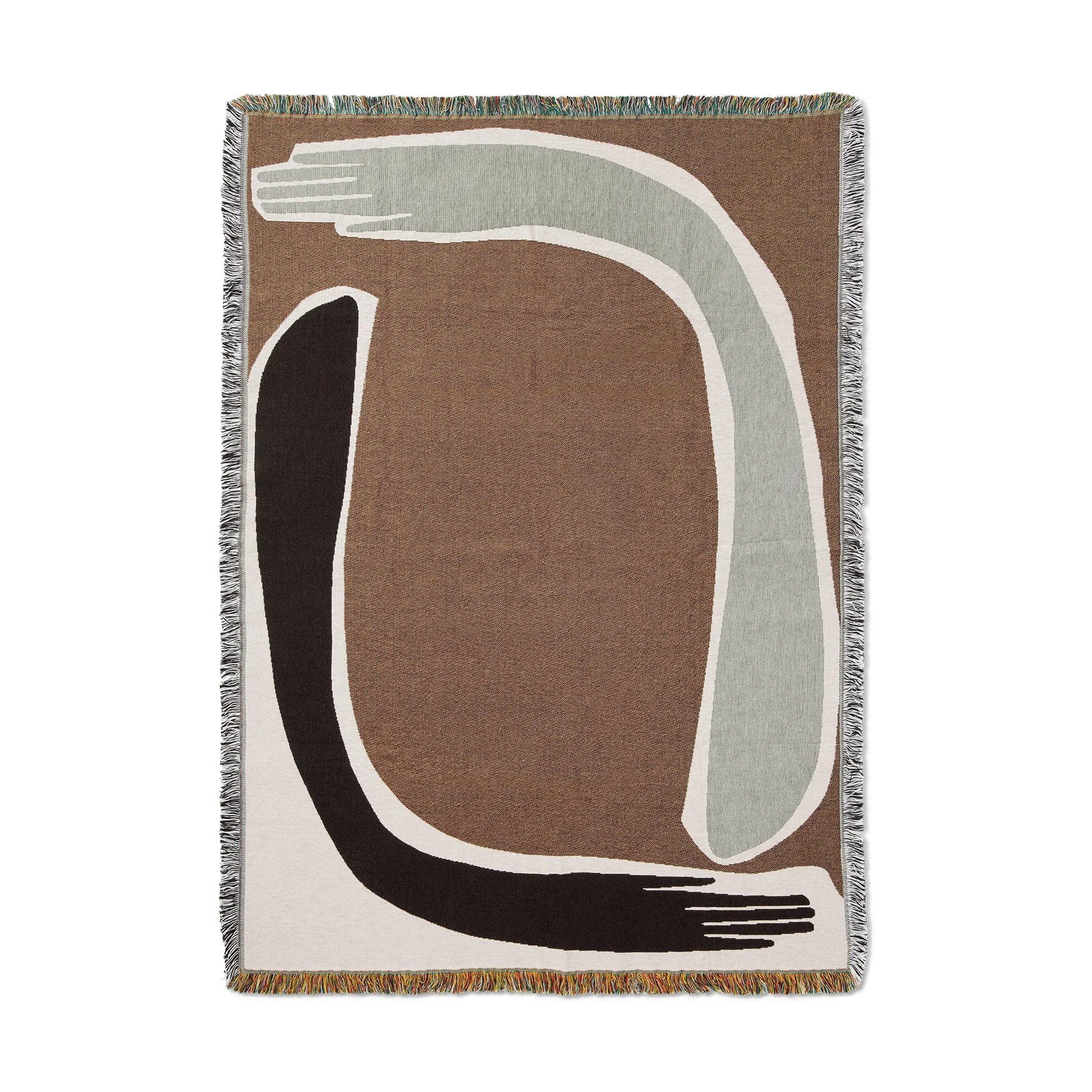 Pose Tapestry Decke 120x170 cm, Coffee Ferm Living