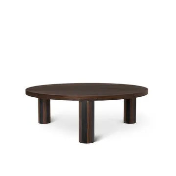 Post Couchtisch - Oak smoked, large, lines - Ferm Living
