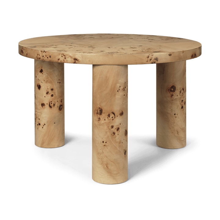 Post Couchtisch small Ø 65 cm - Burl veneer - Ferm LIVING