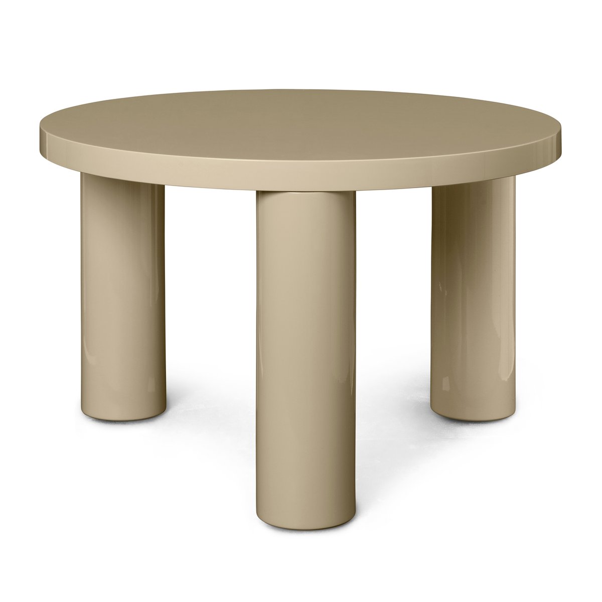 Ferm Living Post Couchtisch small Ø 65 cm Cashmere