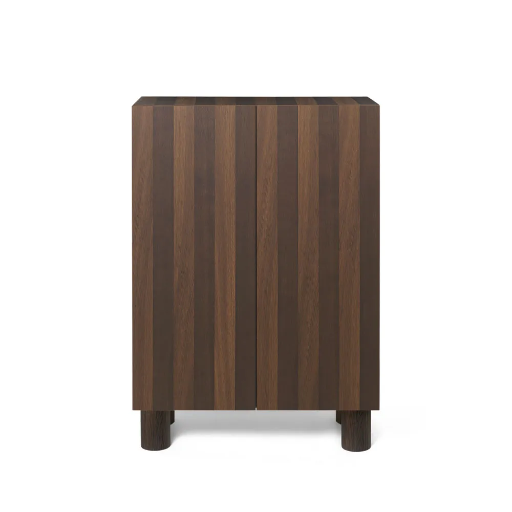 Post Schrank, Oak rauchgrau, mit Türen Ferm Living