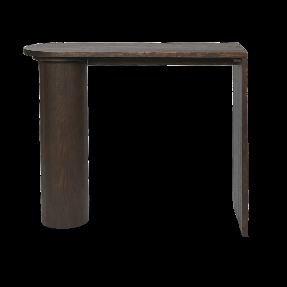 Ferm Living Pylo Console Table Beistelltisch 85x36x100 cm Dark Stained Oak