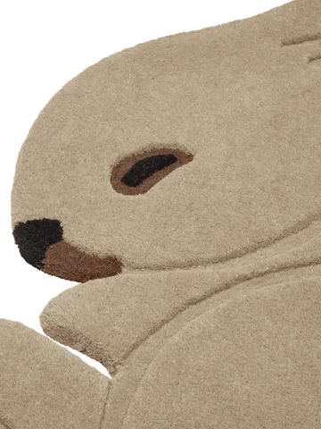 Rabbit getufteter Teppich - Kaschmir, 88x120 cm - Ferm Living