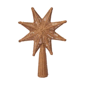 Rattan christmastree top star Baumspitze - Natural - Ferm Living