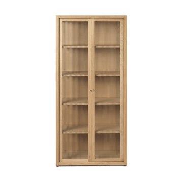 Reed Vitrinenschrank 70x155 cm - Natural oak - Ferm Living