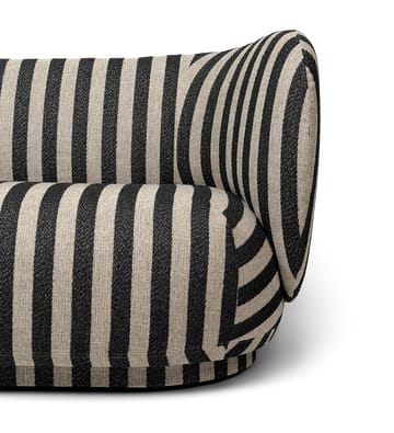 Rico 2-Sitzer Sofa - Louisiana sand black - Ferm Living