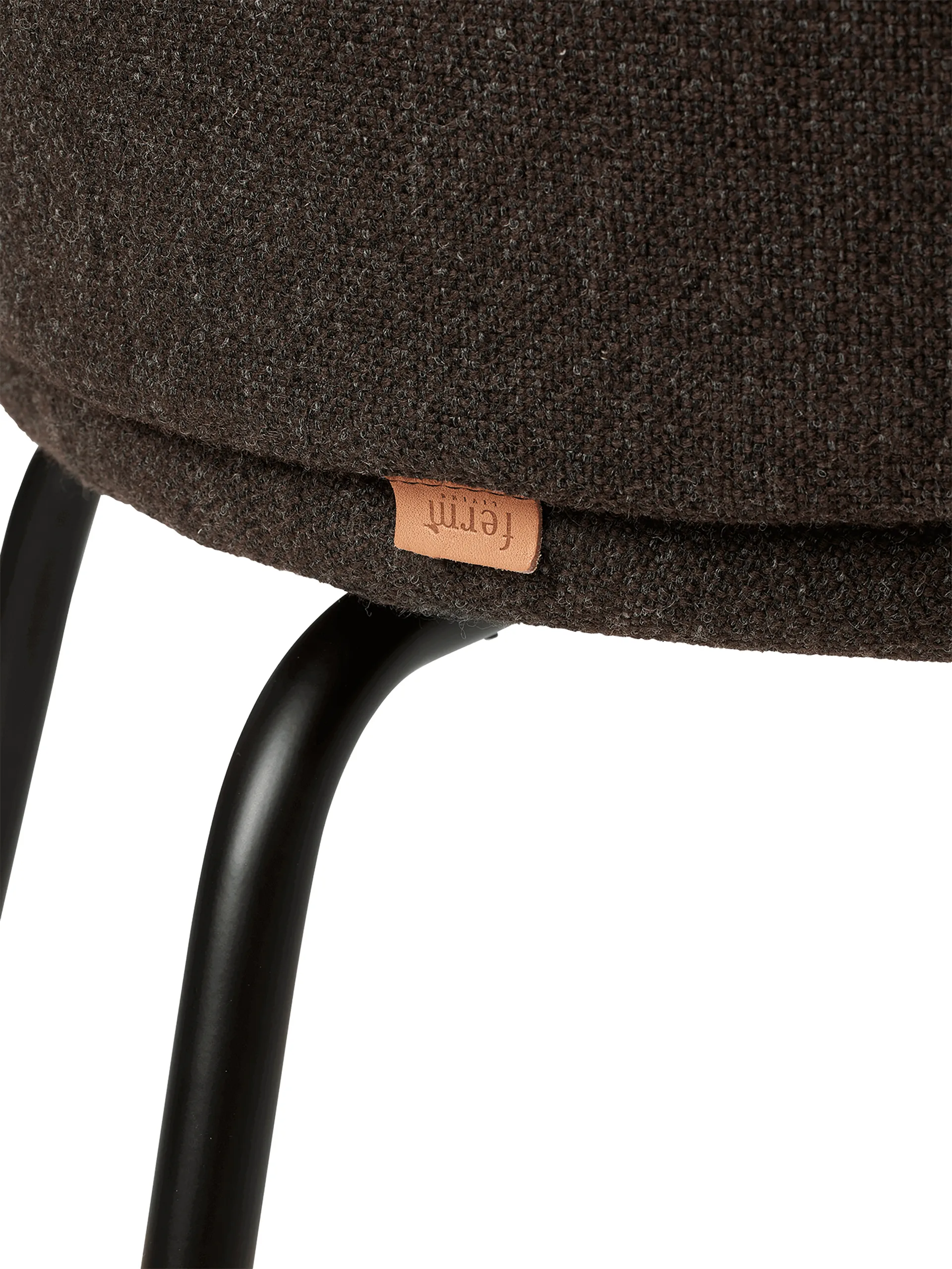 Rico dining chair hallingdal, Dark grey brown-black Ferm Living