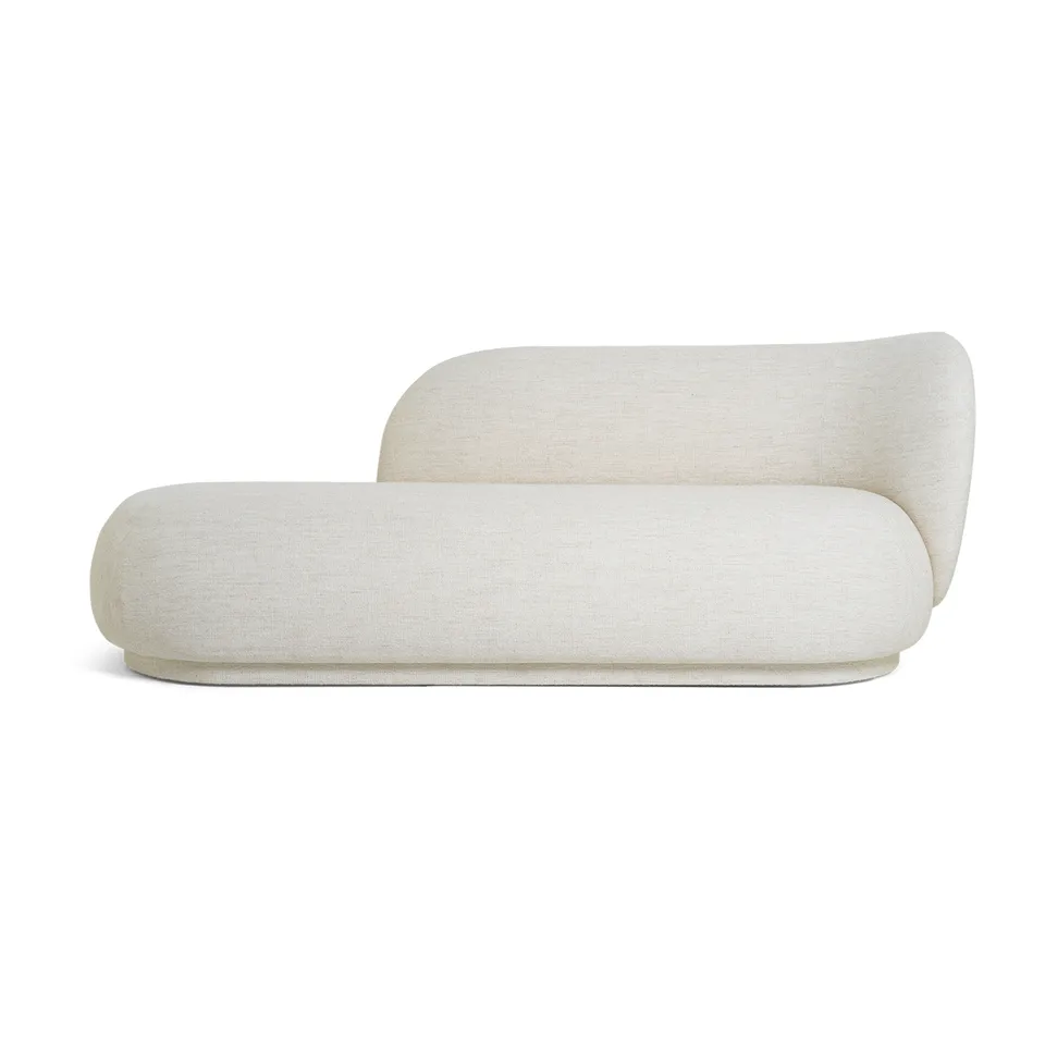 Ferm Living Rico Divan Chaiselongue, Bouclé Offwhite