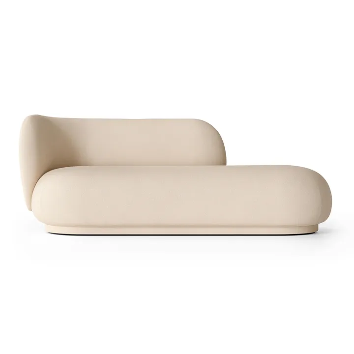 Rico divan Chaiselongue links - Brushed offwhite - Ferm Living