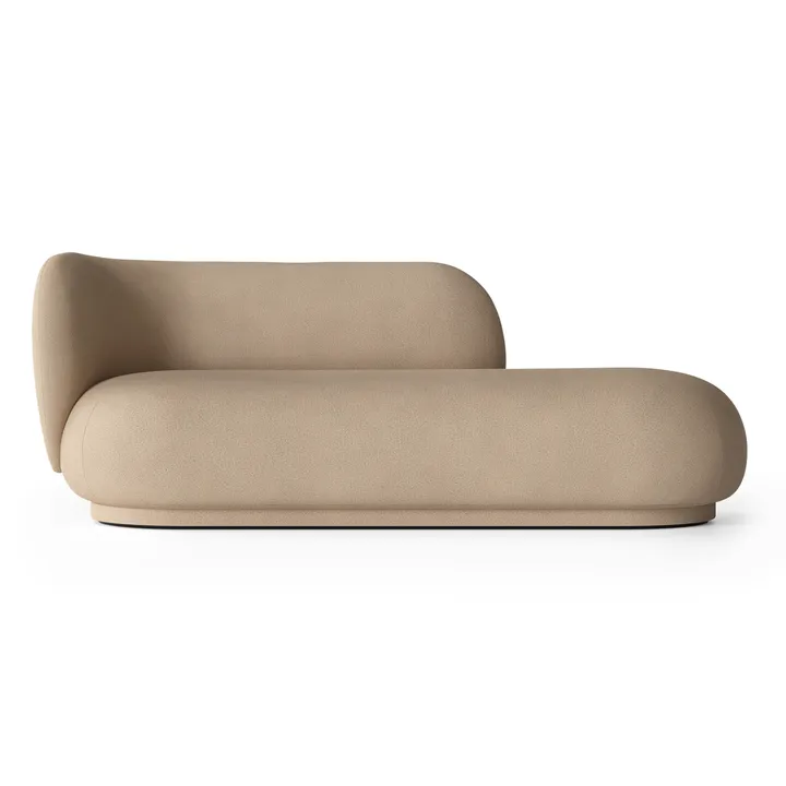 Rico divan Chaiselongue links - Brushed sand - Ferm Living