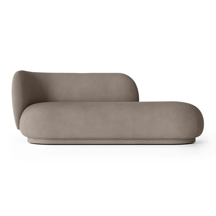 Rico divan Chaiselongue links - Brushed warm grey - Ferm Living