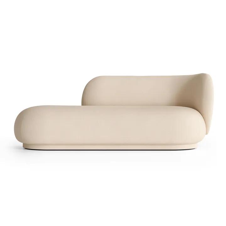 Rico divan Chaiselongue rechts - Brushed offwhite - Ferm Living