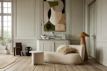Rico divan Chaiselongue rechts - Brushed offwhite - Ferm Living