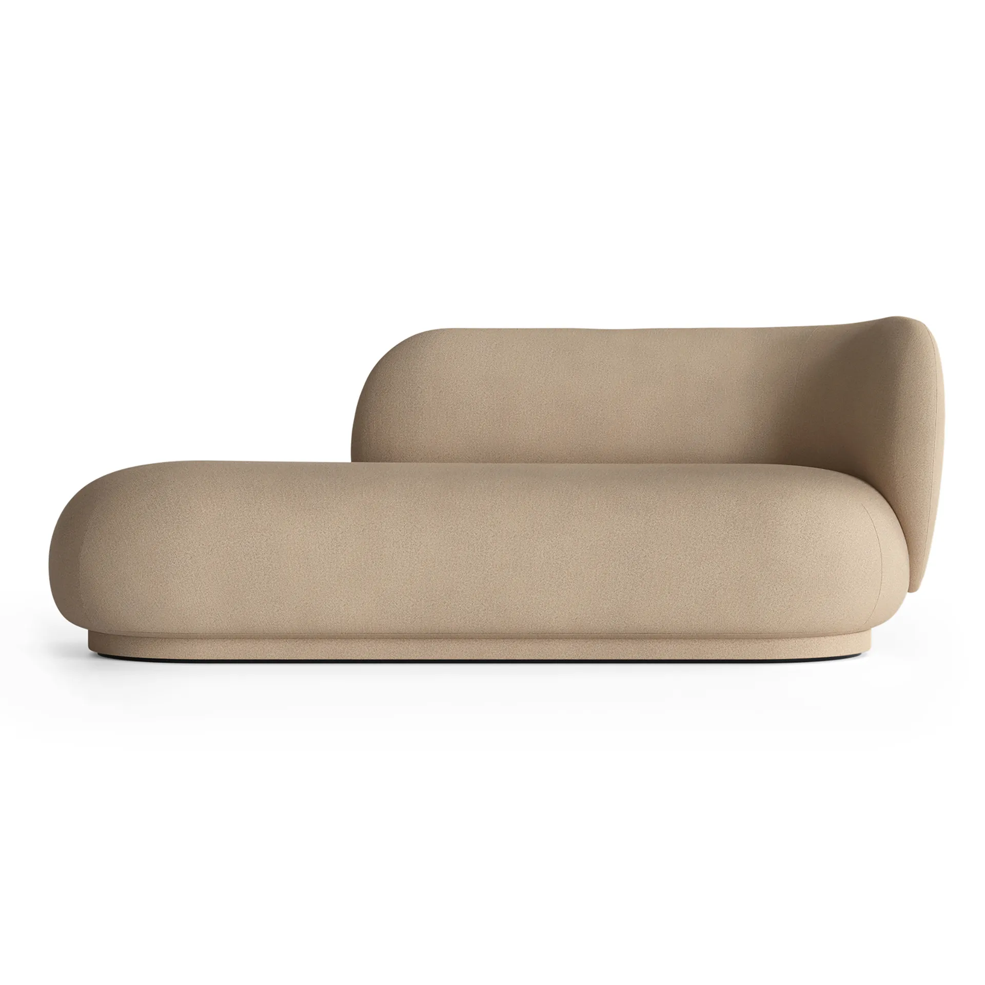Rico divan Chaiselongue rechts, Brushed sand Ferm Living