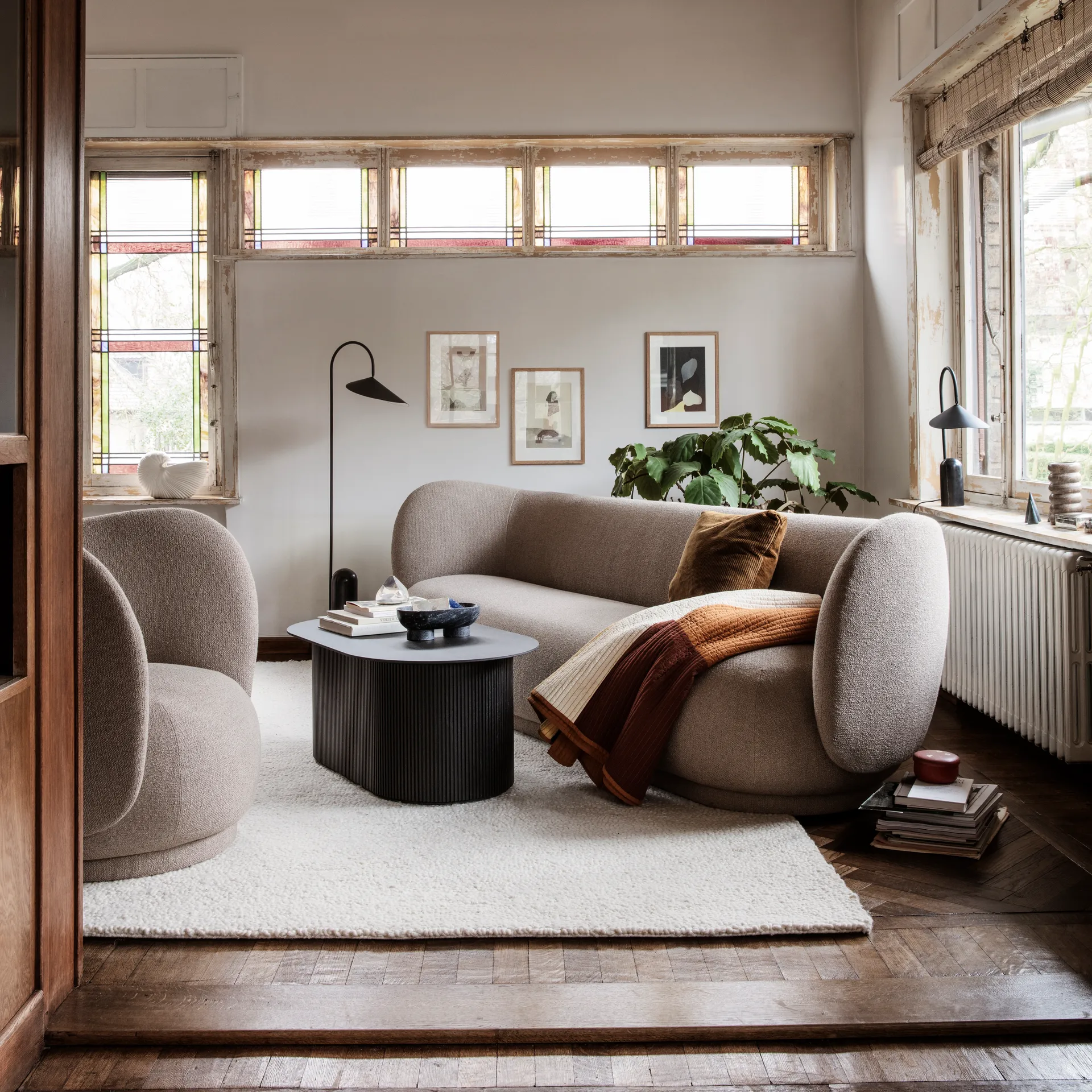 Rico lounge chair bouclé, SandSandSandSandSandSandSandSandSandSandSandSandSandSandSandSandSand Ferm Living