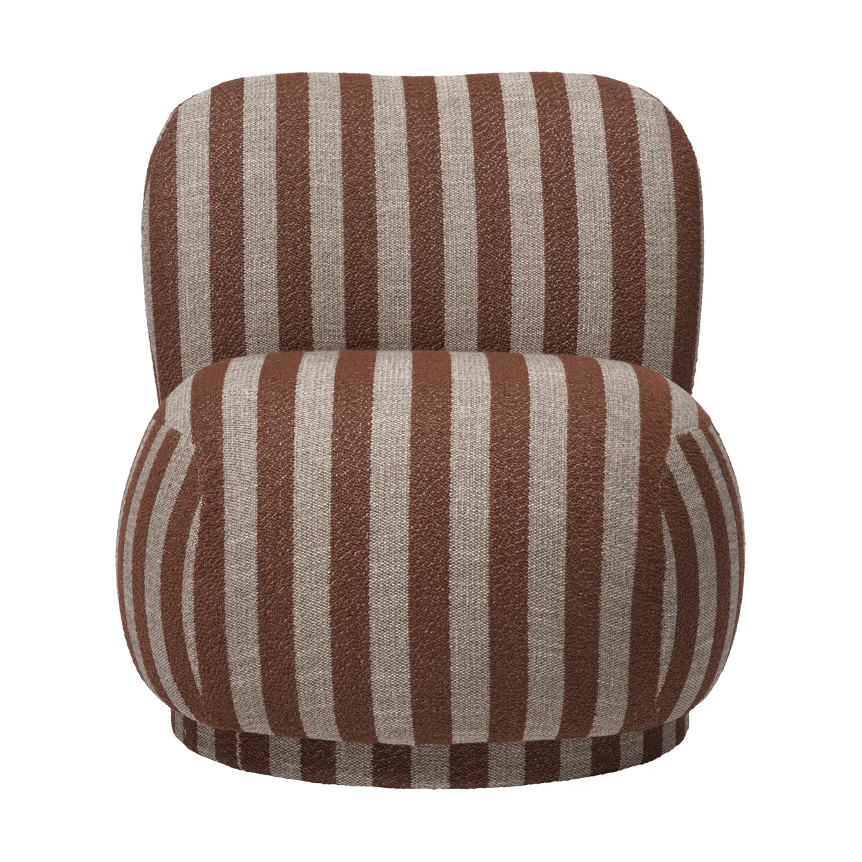 Rico Lounge Chair Piccolo Sessel, Louisiana, Sand-chocolate Ferm Living