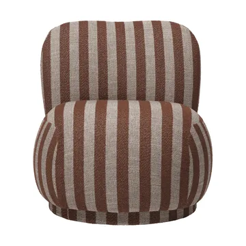 Rico Lounge Chair Piccolo Sessel - Louisiana, Sand-chocolate - Ferm Living