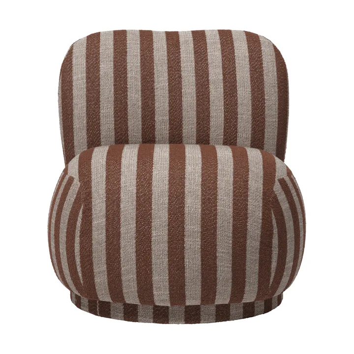 Rico Lounge Chair Piccolo Sessel - Louisiana, Sand-chocolate - Ferm Living