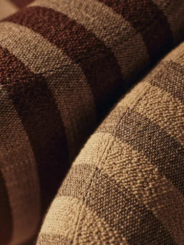 Rico Lounge Chair Piccolo Sessel - Louisiana, Sand-chocolate - Ferm Living