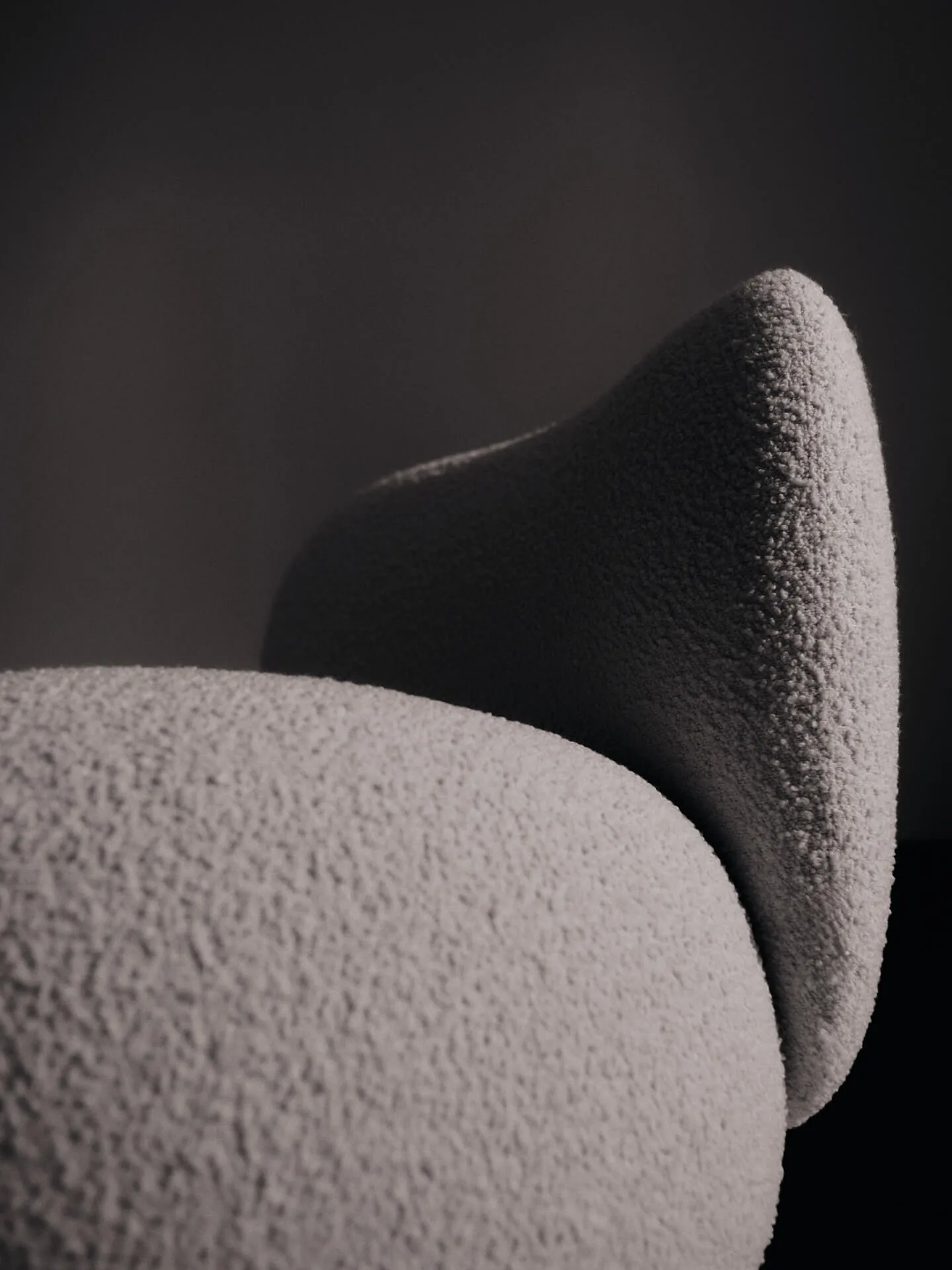 Rico Lounge Chair Piccolo Sessel, Nordic Bouclé-Off-white Ferm Living