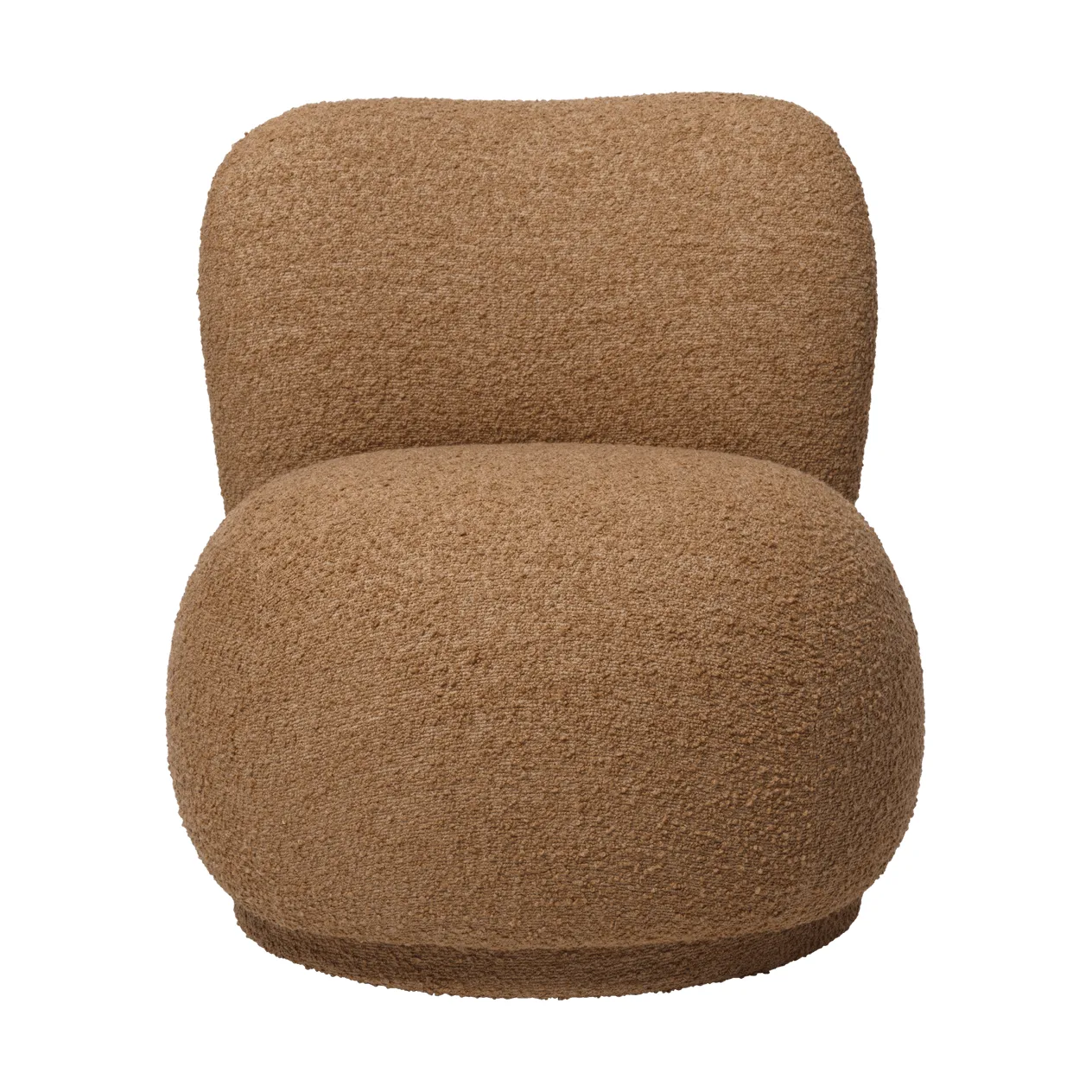 Rico lounge chair raw bouclé piccolo Sessel, Tan Ferm Living