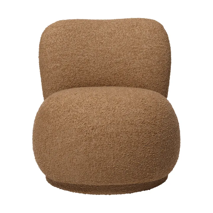 Rico lounge chair raw bouclé piccolo Sessel - Tan - Ferm Living