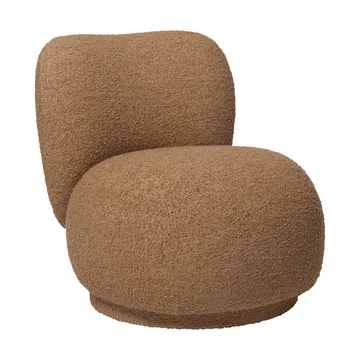 Rico lounge chair raw bouclé piccolo Sessel - Tan - Ferm Living