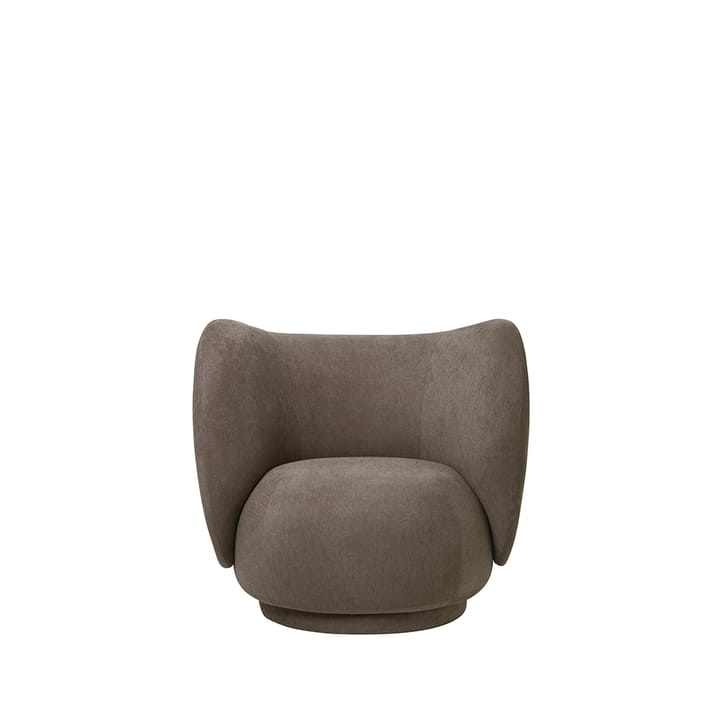 Rico lounge chair Sessel - Brown, brushed - Ferm LIVING