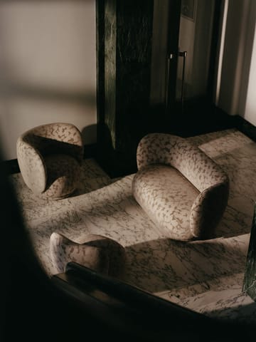 Rico lounge chair Sessel swivel - Cilla-Taupe - Ferm Living