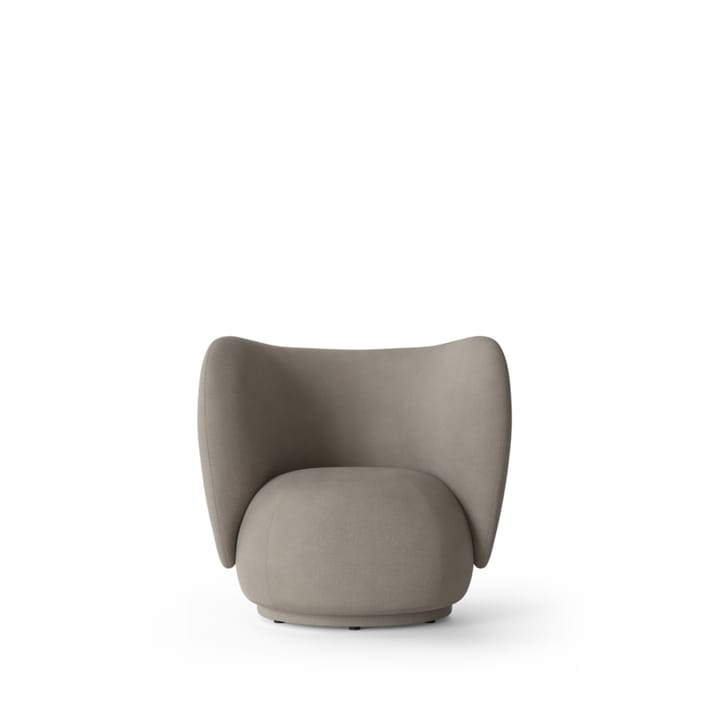 Rico lounge chair Sessel - Warm grey, brushed - ferm LIVING