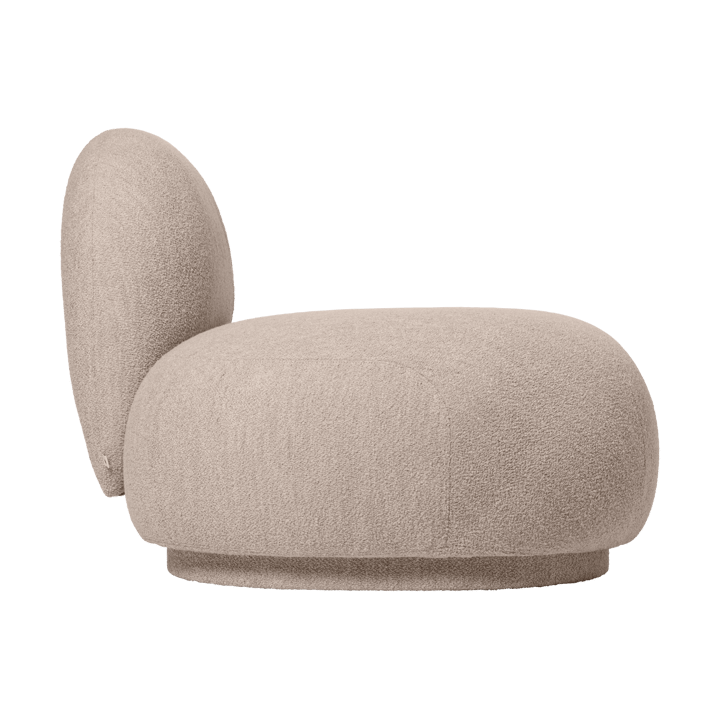 Rico open Sofa-Modul L, Soft bouclé-natural Ferm Living