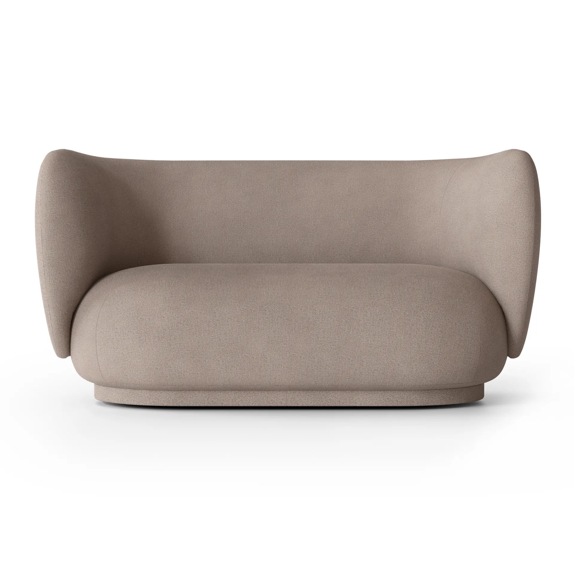 Rico Sofa 2-Sitzer, Brushed warm grey Ferm Living
