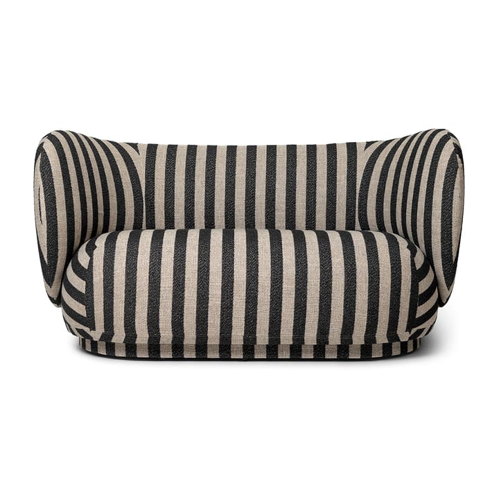 Rico Sofa 2-Sitzer - Louisiana sand black - ferm LIVING