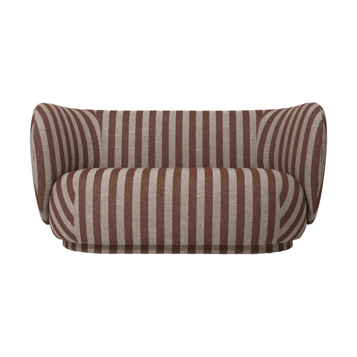 Rico Sofa 2-Sitzer - Louisiana, Sand-chocolate - Ferm Living