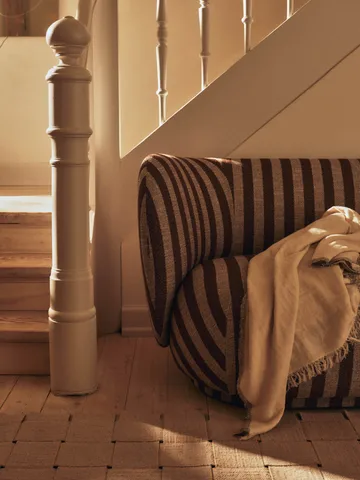 Rico Sofa 2-Sitzer - Louisiana, Sand-chocolate - Ferm Living