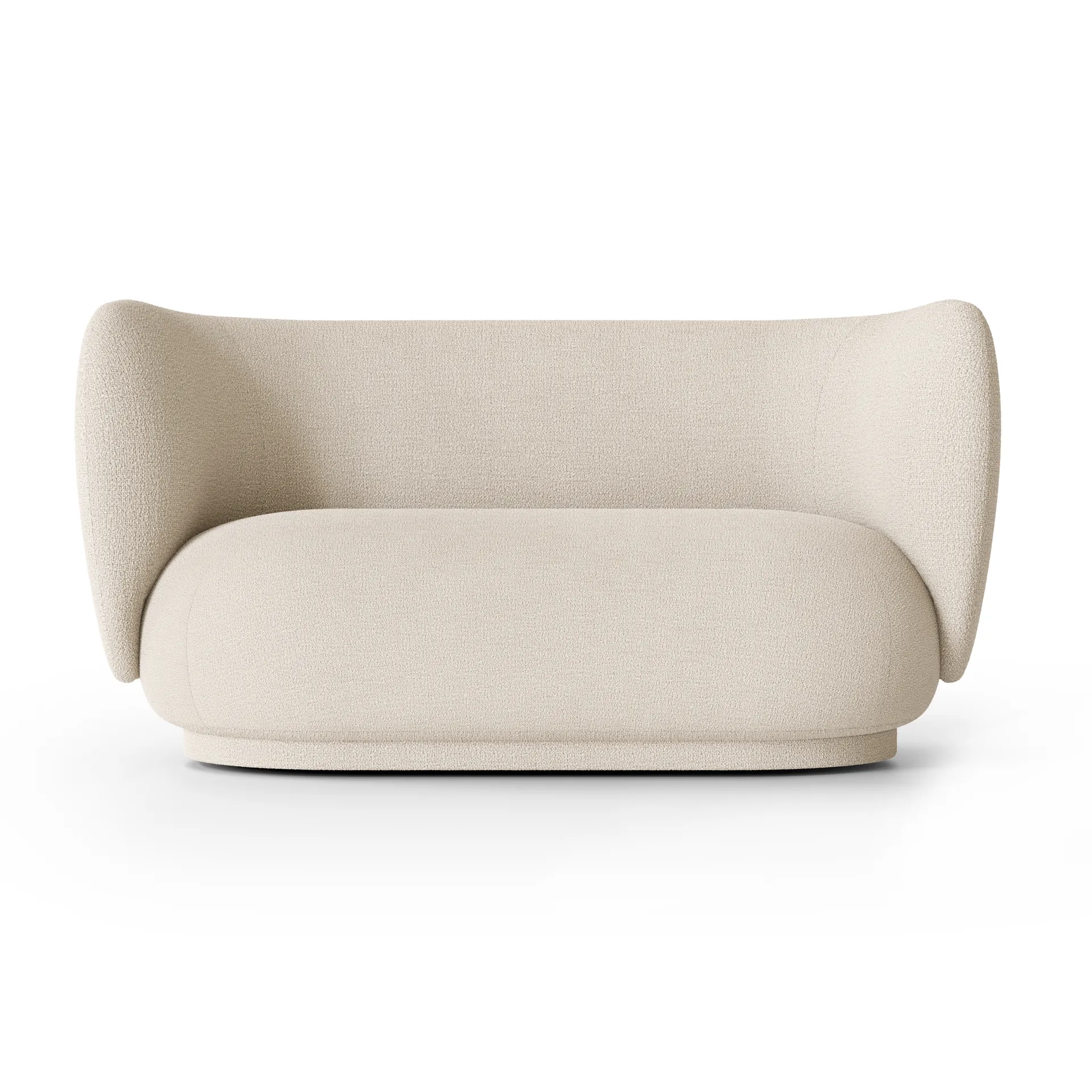 Rico Sofa bouclé 2-Sitzer, Wool bouclé offwhite Ferm Living