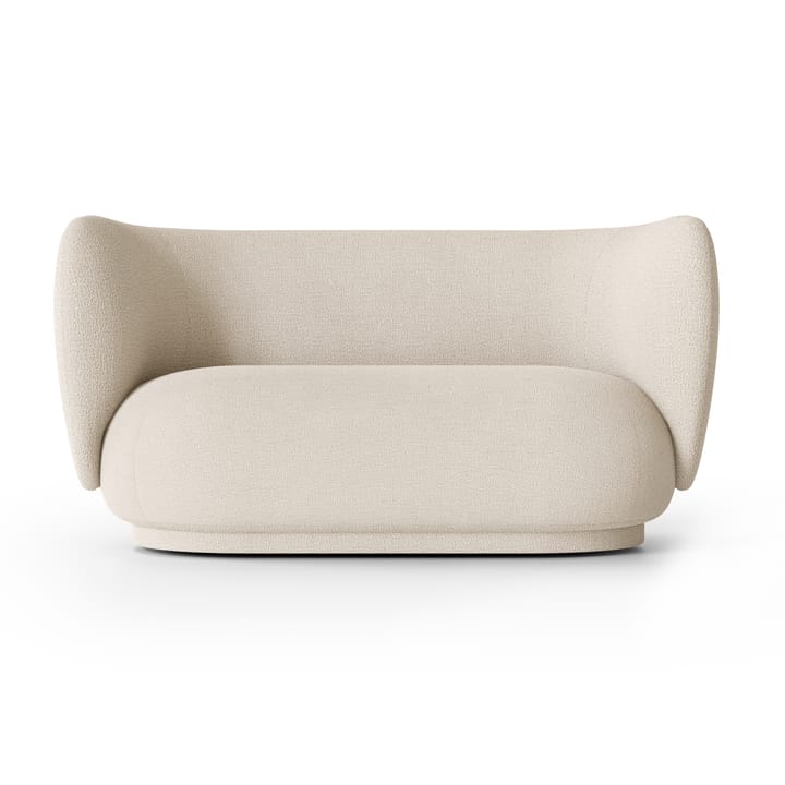 Rico Sofa bouclé 2-Sitzer - Wool bouclé offwhite - Ferm LIVING