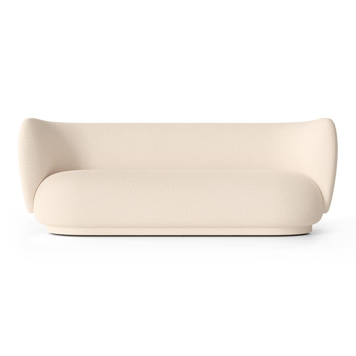 Rico Sofa bouclé 3-Sitzer - Wool bouclé offwhite - ferm LIVING