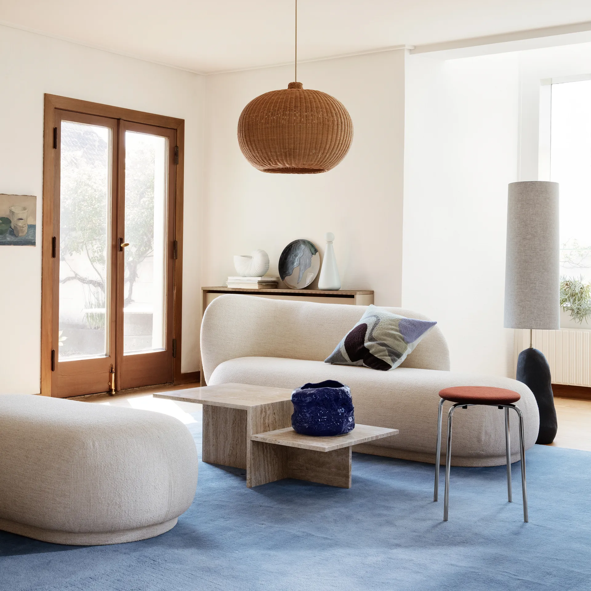 Rico Sofa bouclé 4-Sitzer, Bouclé offwhite Ferm Living