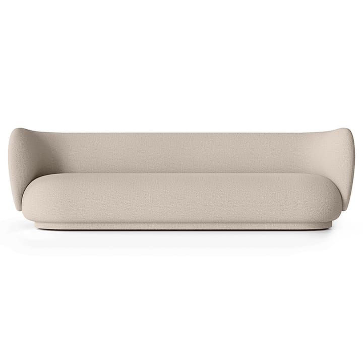 Rico Sofa bouclé 4-Sitzer - Wool bouclé natural - Ferm LIVING