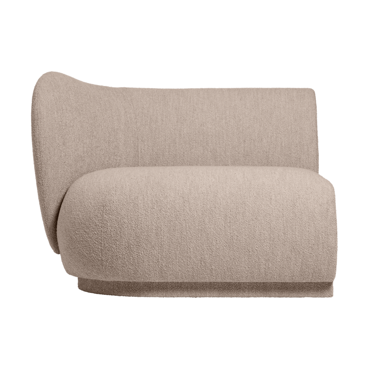 Rico Sofa-Modul Armrest L Soft Bouclé - Natural - Ferm Living