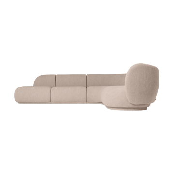 Rico Sofa-Modul Armrest L Soft Bouclé - Natural - Ferm Living