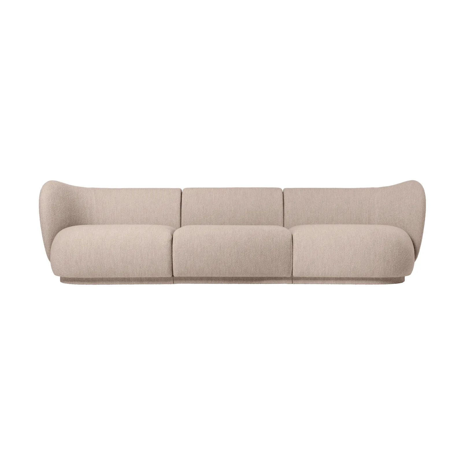 Rico Sofa-Modul Armrest L Soft Bouclé, Natural Ferm Living